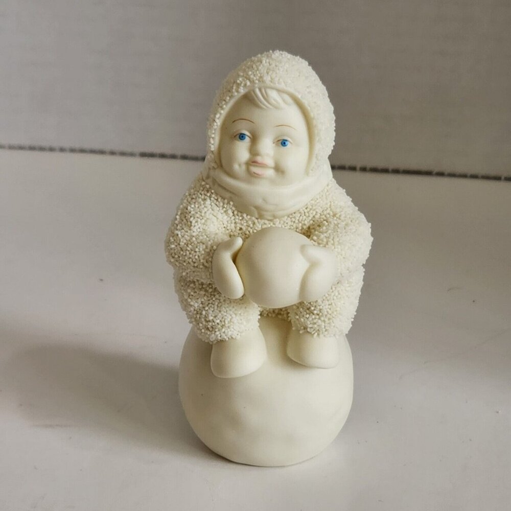Vintage Snow Baby Figurine Department 56 4"
